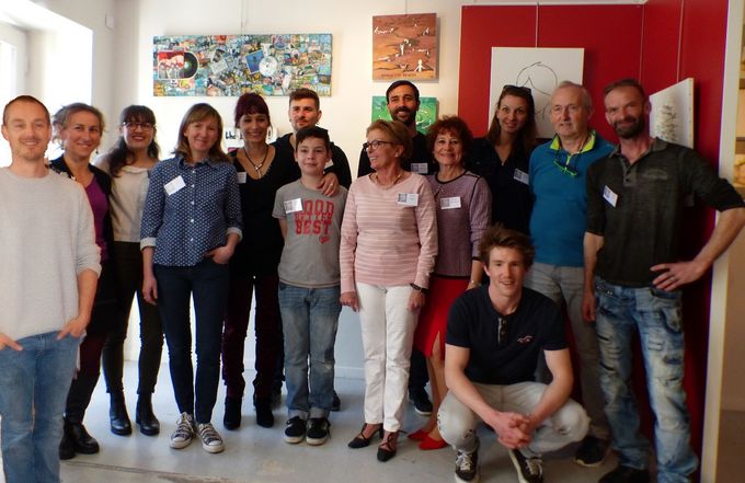 14  amateurs ont osé s'exposer, bravo les artistes !